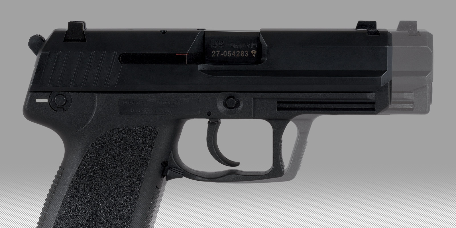 The HK USP Compact is a small frame pistol capable of firing the most power...