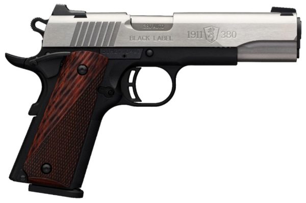 Browning -1911-380 Black Label Pro Medallion Stainless Full Size