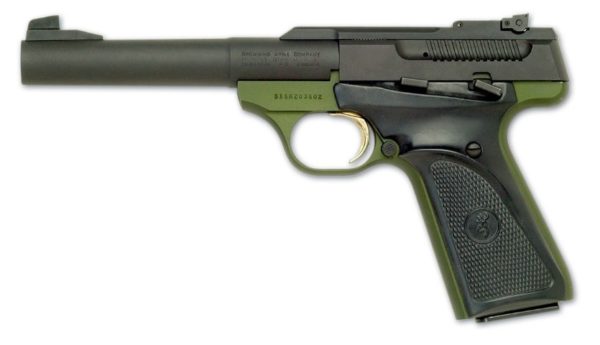 Browning-Buckmark Camper with Green Anodized Frame
