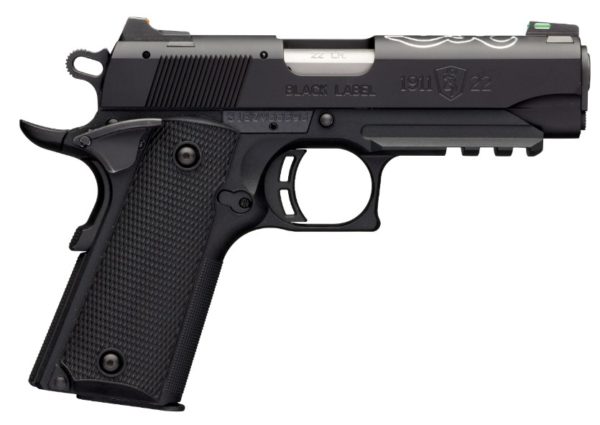 Browning-1911-22 Black Lite Compact with Rail