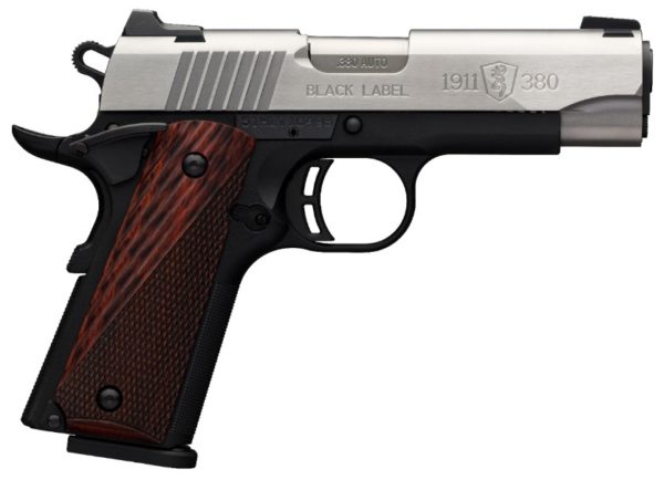 Browning -1911-380 Black Label Pro Medallion Stainless Compact